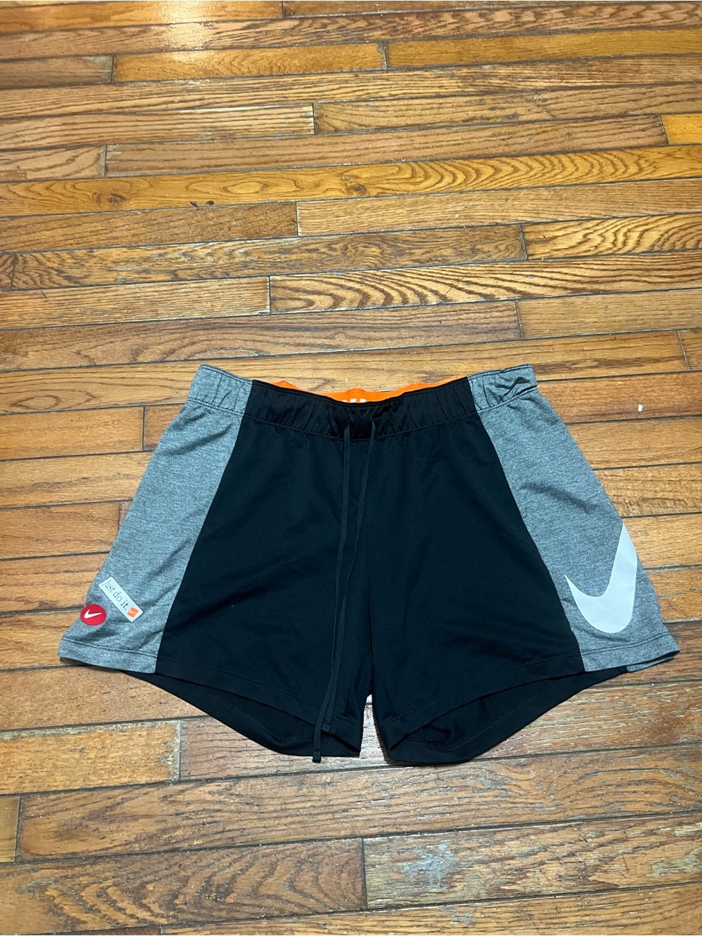 Nike Icon Clash Training Shorts Women's M Black Grey Dri Fit
